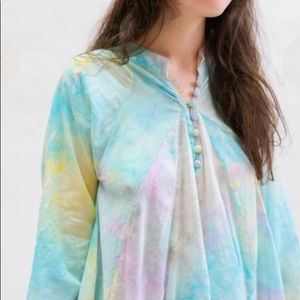 Natalie Martin Fiore maxi tye dye cloud dress